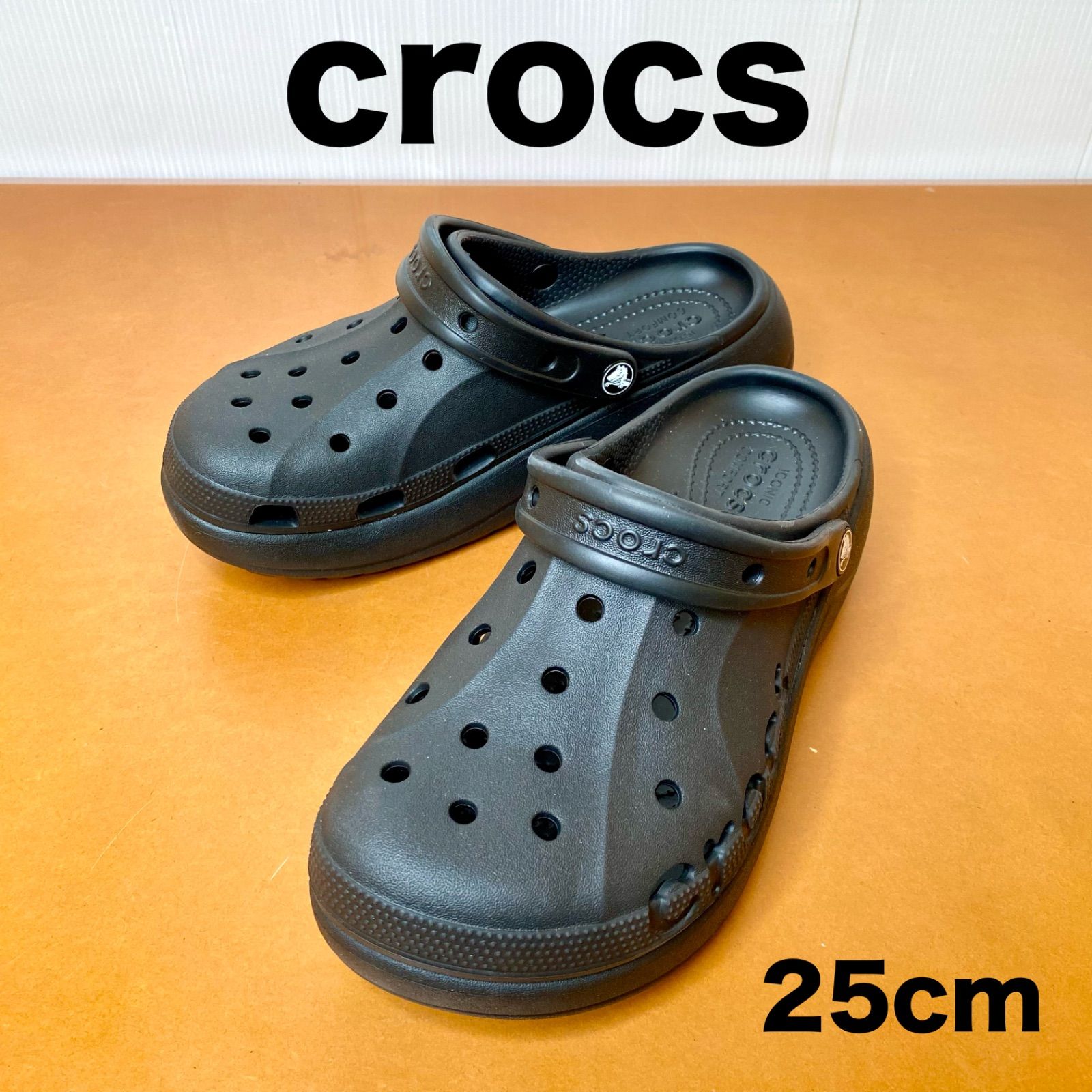 クロックス crocs バヤ プラットフォーム クロッグ ブラック 黒 W9 