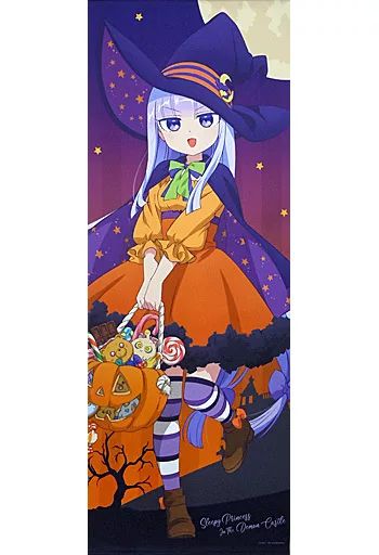 タペストリー　スヤリス姫(ハロウィンver.) 描き下ろしイラスト 等身大タペストリー 「魔王城でおやすみ」 中古】タペストリー スヤリス姫(ハロウィンver.) 描き下ろし