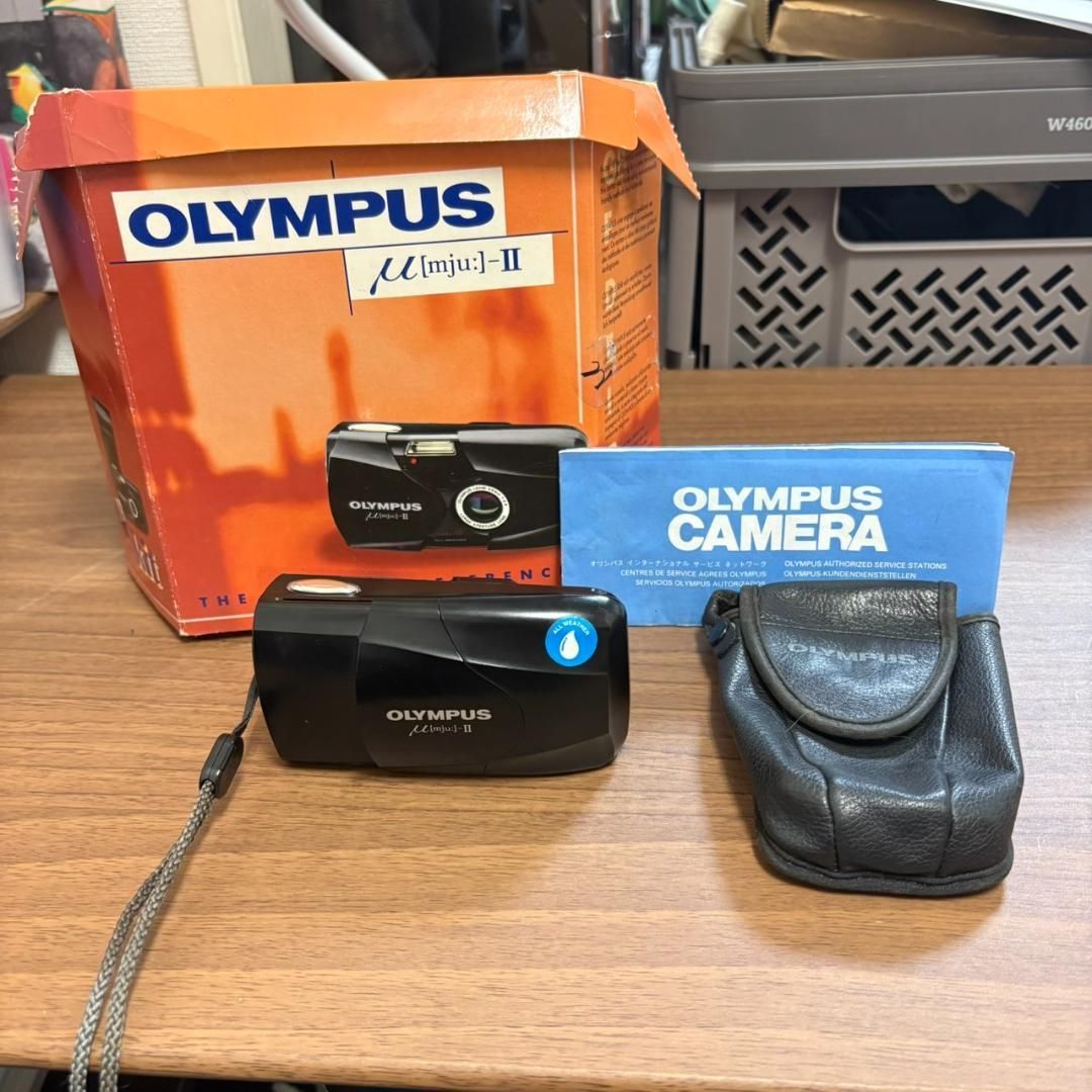 OLYMPUS μ mju II フィルムカメラ ブラック き