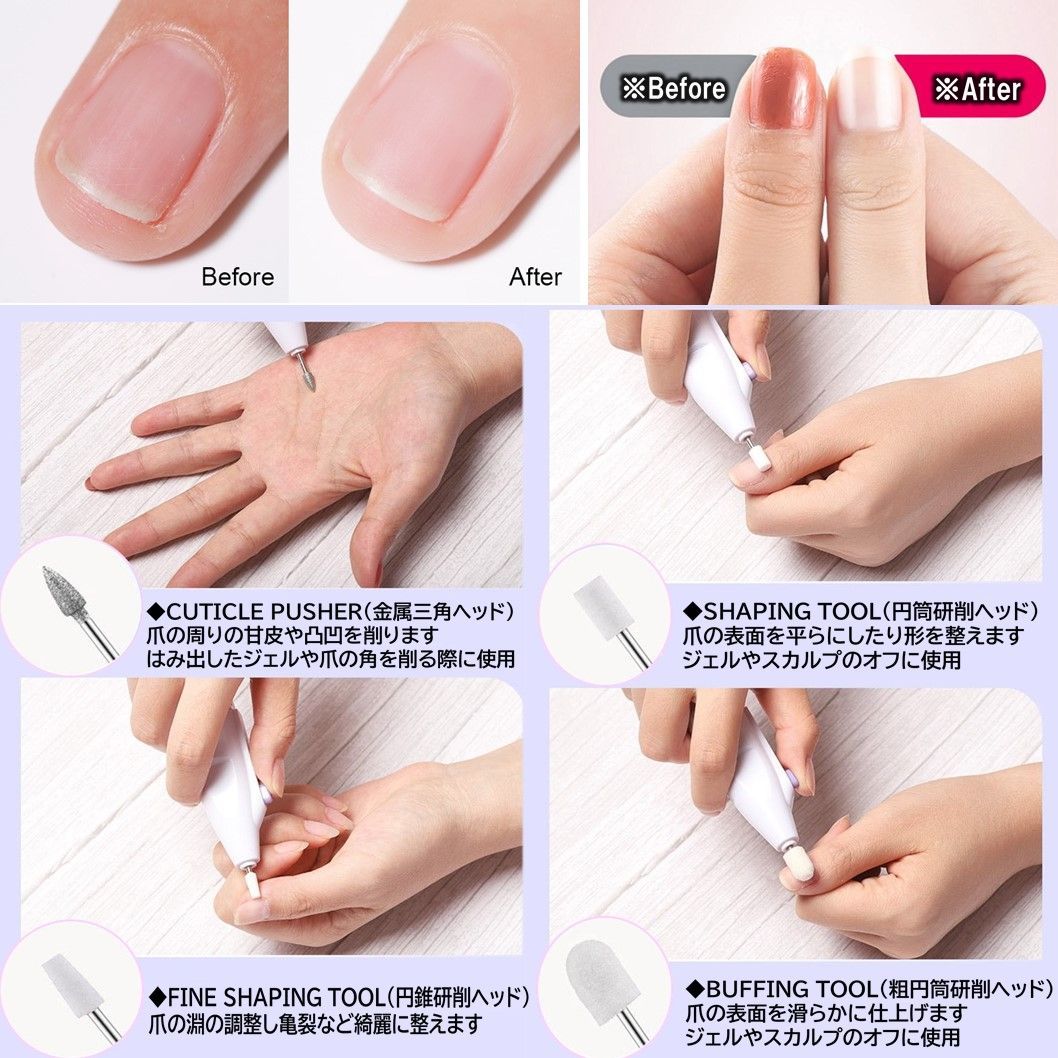 オートネイルラビット&消耗品&ジェルネイルオフマシン オートネイル