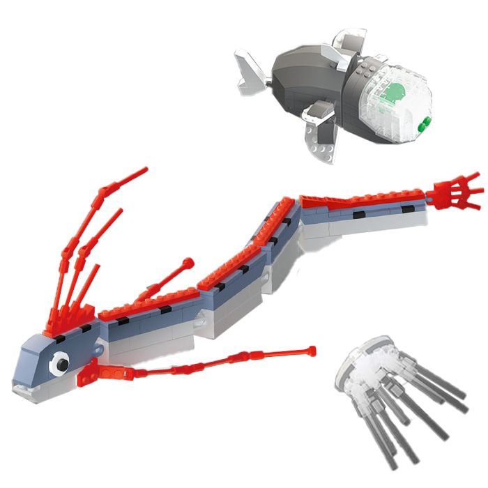 ディギ　リュウグウノツカイ 知育玩具 ブロック 深海魚 【☆60】【TG】/深海魚ブロック