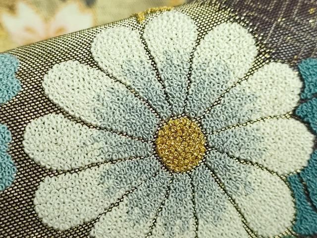 平和屋本店□極上 俵屋 人間国宝 喜多川平朗 有職織物 中国三大刺繍