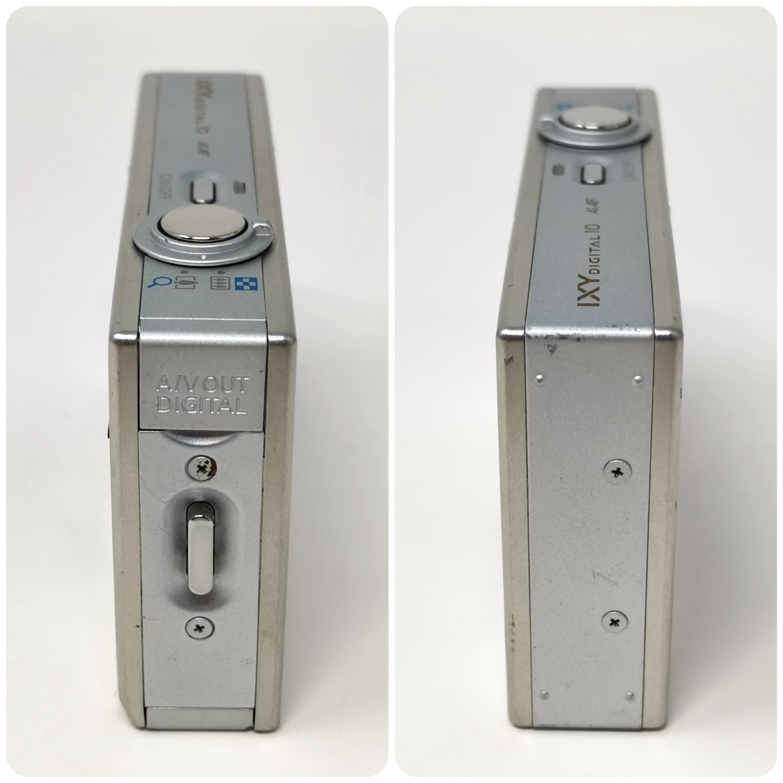 キャノン IXY DIGITAL 10 シルバー 動作確認済み 充電器なし 管理番号 