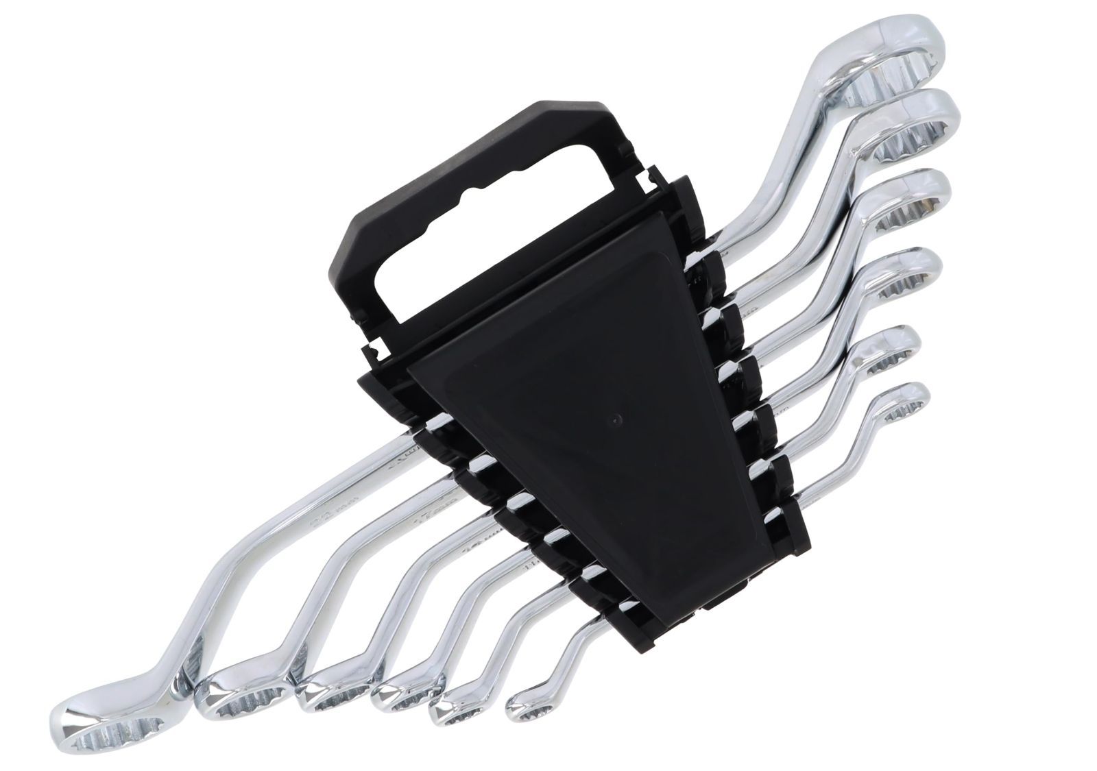 b.メガネレンチ 高儀(Takagi) メガネレンチセット ミリ 6本組 8×10mm/10×12mm/11×13mm/14×17mm/17×19mm/22×24mm ボルト ナット 締めつけ ゆるめ作業 メガネレンチ 工具 収納に便利 ホルダー付き