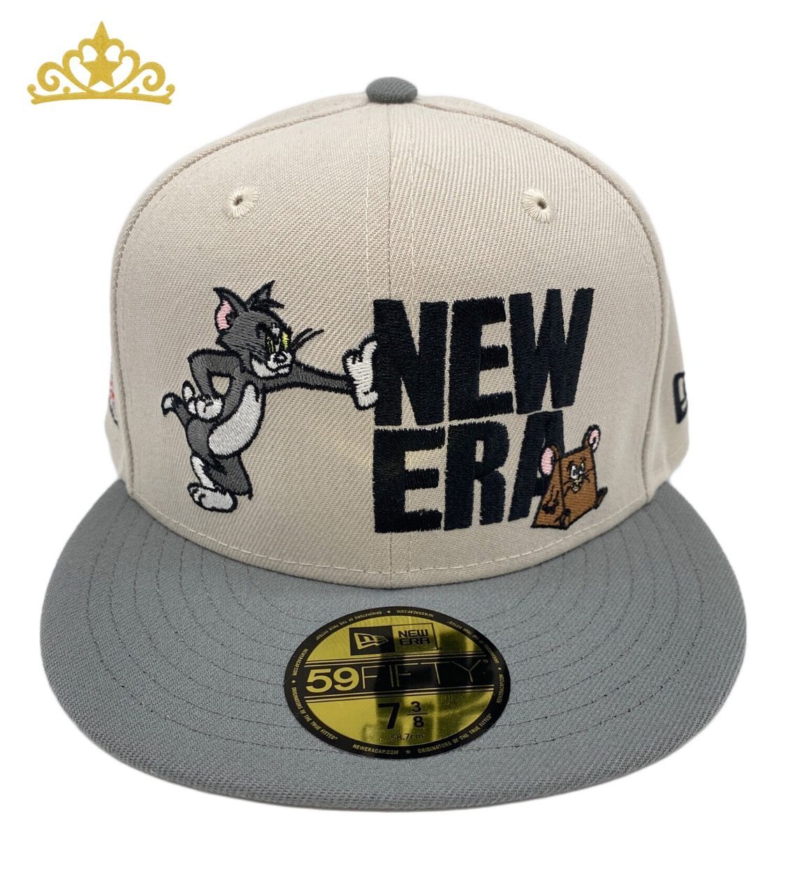 アップリケド ウールブレンド フェルト ボール キャップ（キャップ