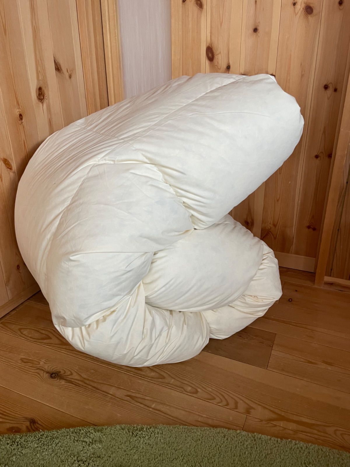 エコダウン使用】寒冷地仕様 羽毛布団 シングル 150×210 ホテル仕様 