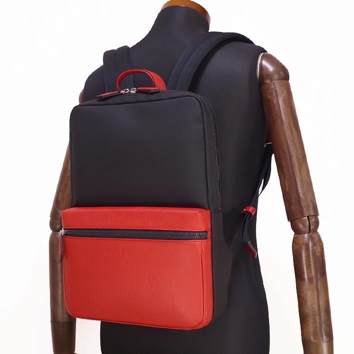 ランバンコレクション LANVIN COLLECTION 牛革使い リュック エクラ 