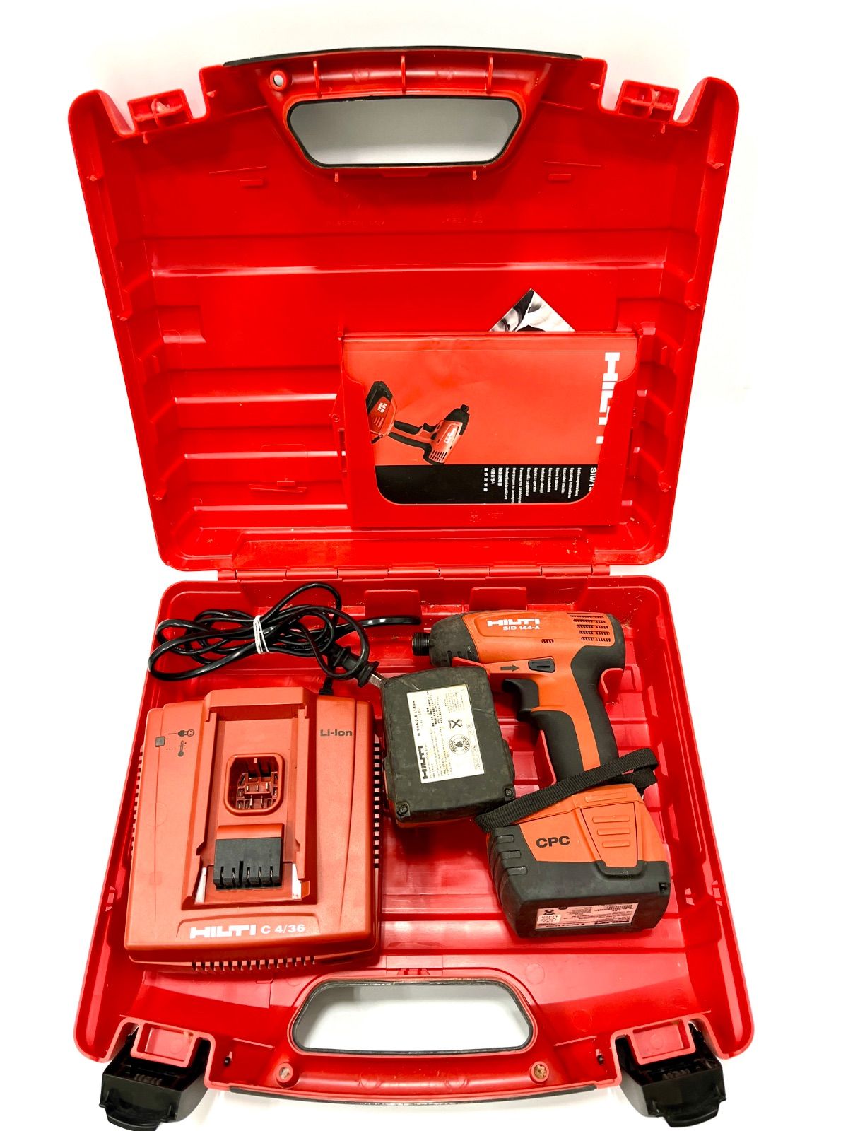 HILTI　14.4V　インパクトドライバ　SID144-A　ケース 充電器・バッテリー2個付き　I
