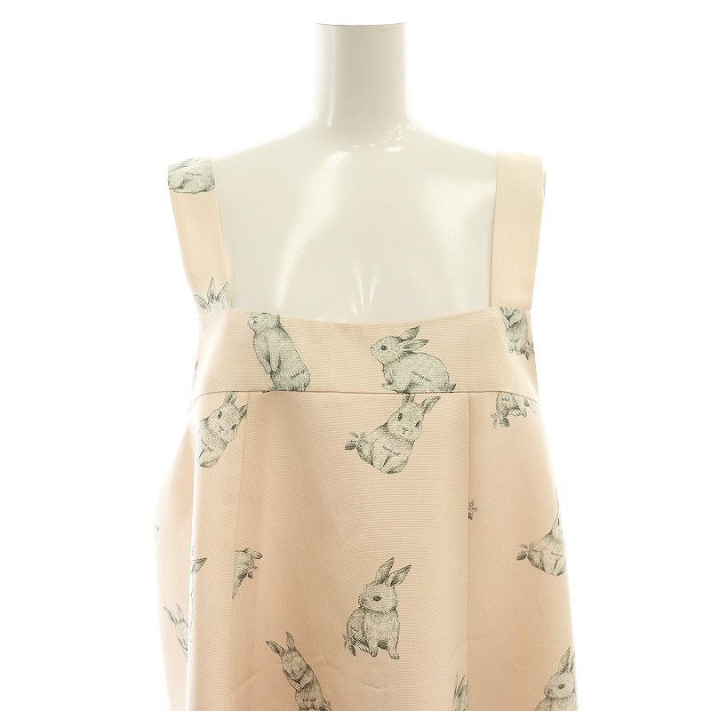 フランシュリッペ　FL5 うさぎワンピース フランシュリッペ franche lippee うさぎ柄 ジャンパースカート