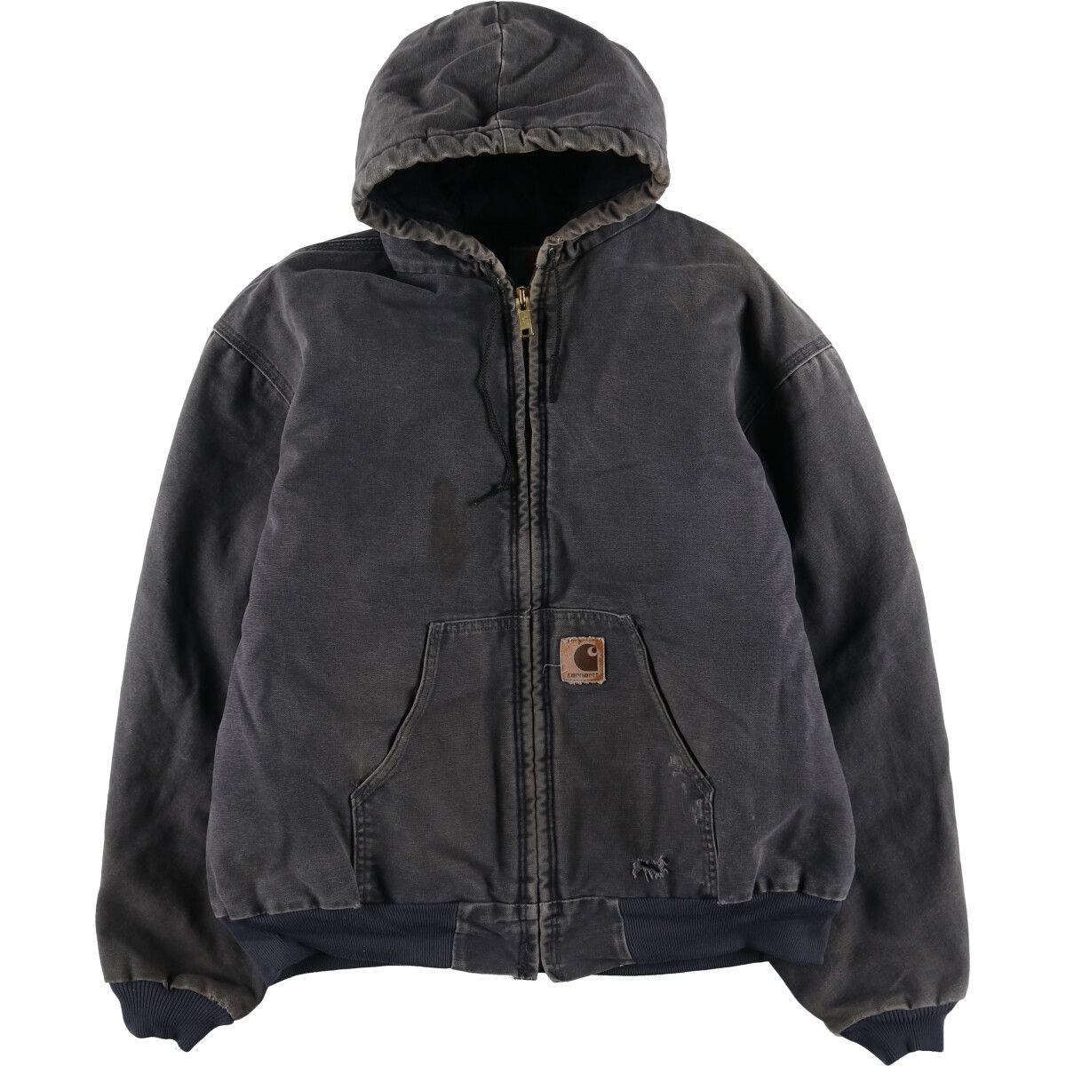 古着 カーハート Carhartt アクティブジャケット ダックフルジップパーカー メンズXXL相当/evb009587