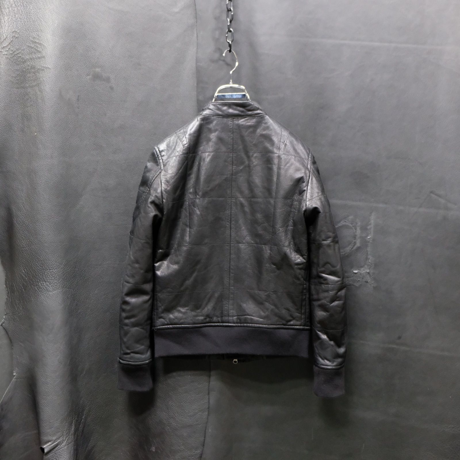 山羊革 シングルライダース ☆美品☆QUAI DE VALMY 山羊革 ペッカリー