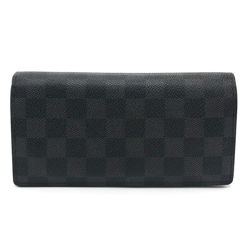 【美品】Louis Vuitton ダミエ 二つ折り財布 LOUIS VUITTON ダミエ 二つ折り財布