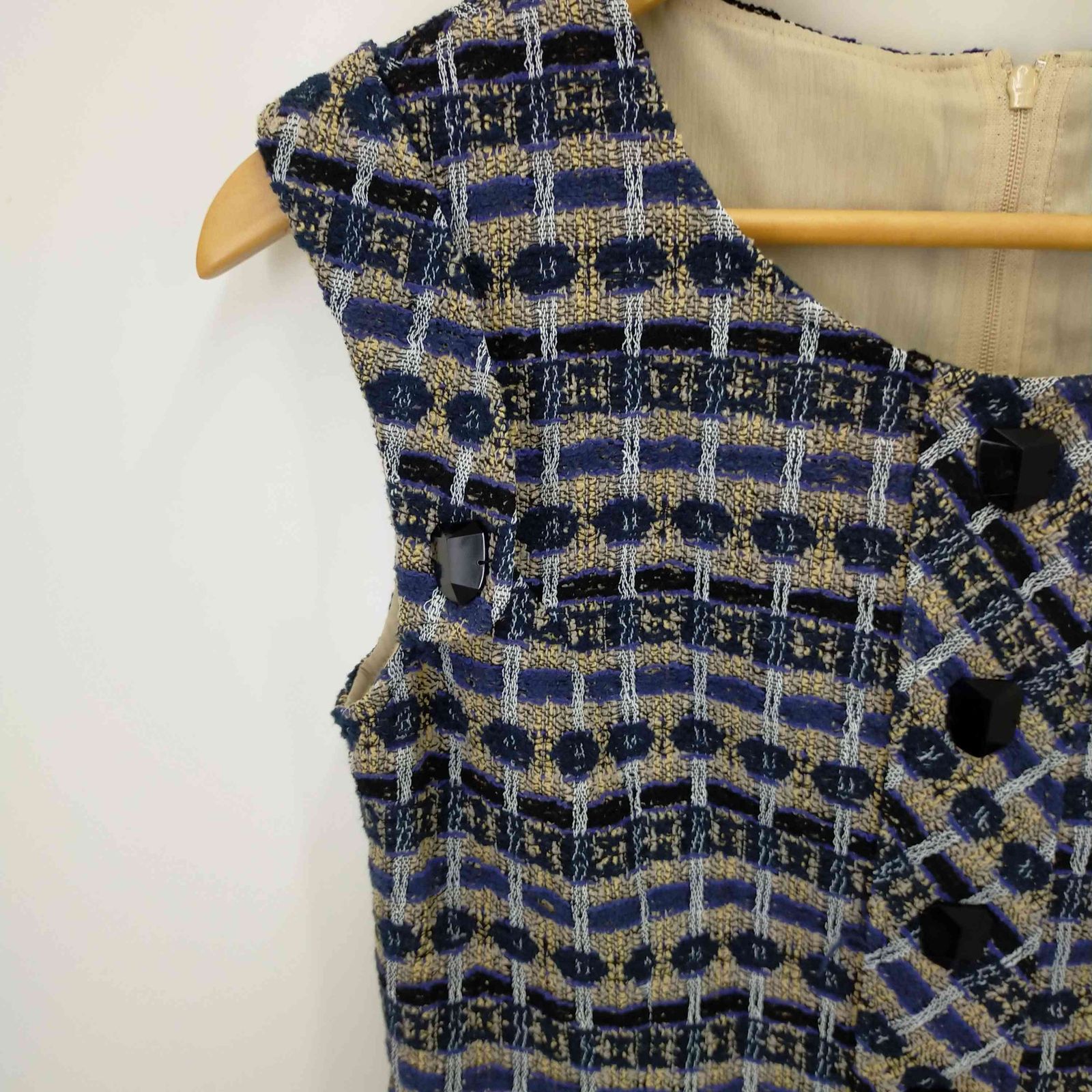 【超美品】Rene TISSUE ワンピース 34 美品 Rene 美スタイル ベージュ ワンピース ルネ 34｜Yahoo