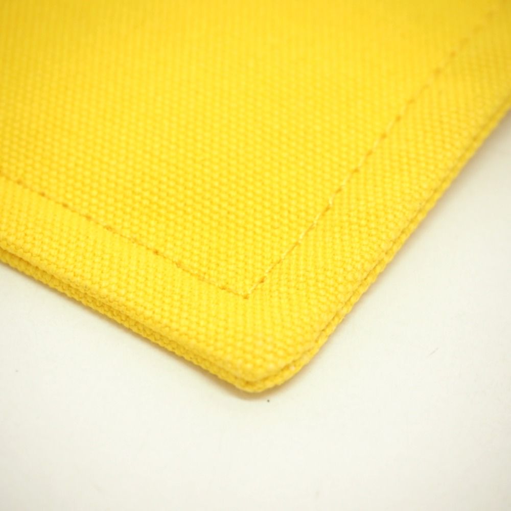 HERMES/エルメス ヨッティング フラットPM ポーチ イエロー ユニ  