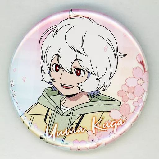 ワールドトリガー 桜　缶バッジ　ファミマ　空閑遊真 ワールドトリガー』桜をテーマにした缶バッジ＆キーホルダーが3