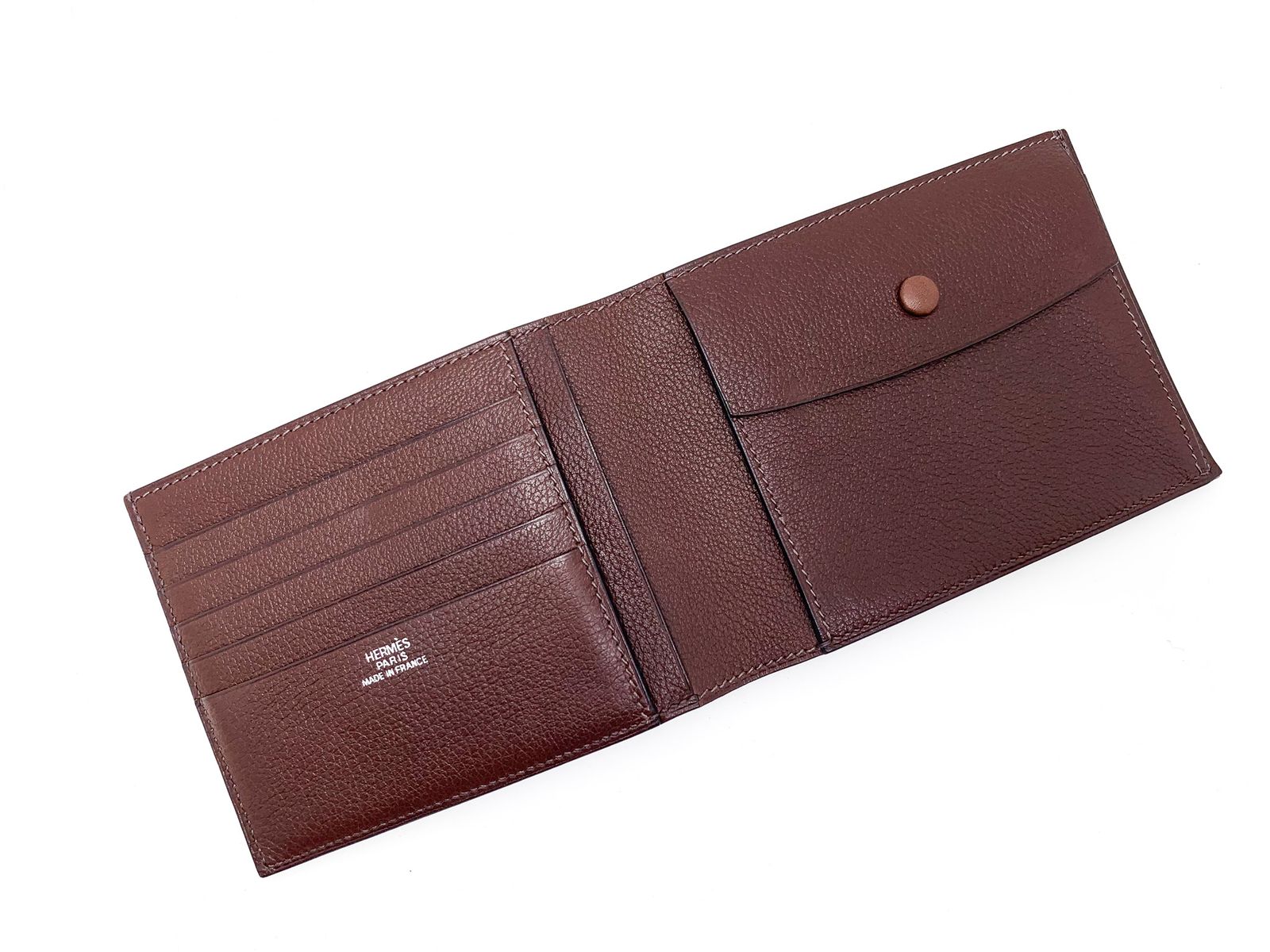 HERMES エルメス レザー MC2 ガリレイ 2つ折り財布 サイフ □H刻印 