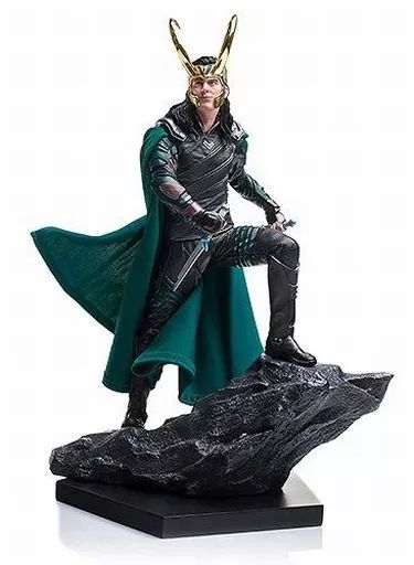 フィギュア　[破損品] ロキ 「マイティ・ソー バトルロイヤル」 バトルジオラマシリーズ 1/10 アートスケール スタチュー 中古】フィギュア ロキ 「マイティ・ソー バトルロイヤル