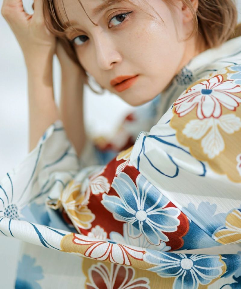 Dita 浴衣　古典百花繚乱　浴衣＋兵児帯＋下駄 Dita 浴衣 古典百花繚乱 浴衣＋兵児帯＋下駄 - メルカリ