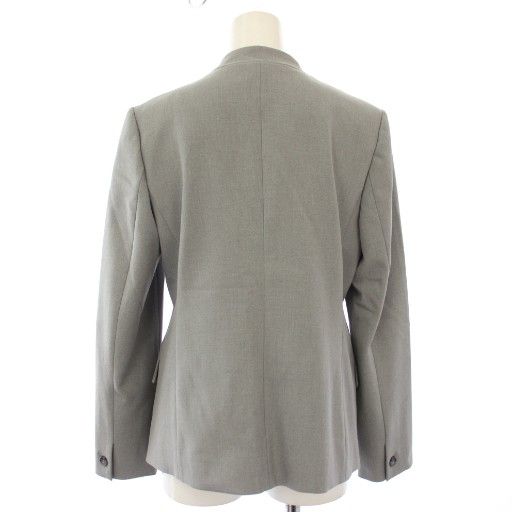 22AW✨極美品✨プラステ セットアップ ウォームリザーブ ノーカラー 紺 S ほぼ新品 プラステ セットアップ 《S》ノーカラージャケット