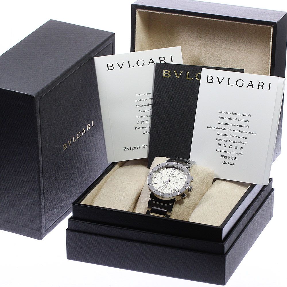 箱・保証書付き　ブルガリ　BB38SSCH 自動巻き　腕時計　 BVLGARI