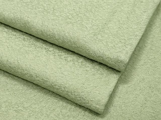 平和屋着物○上質な色無地 紋意匠 若葉色 正絹 逸品 未使用 CAAX5824gh