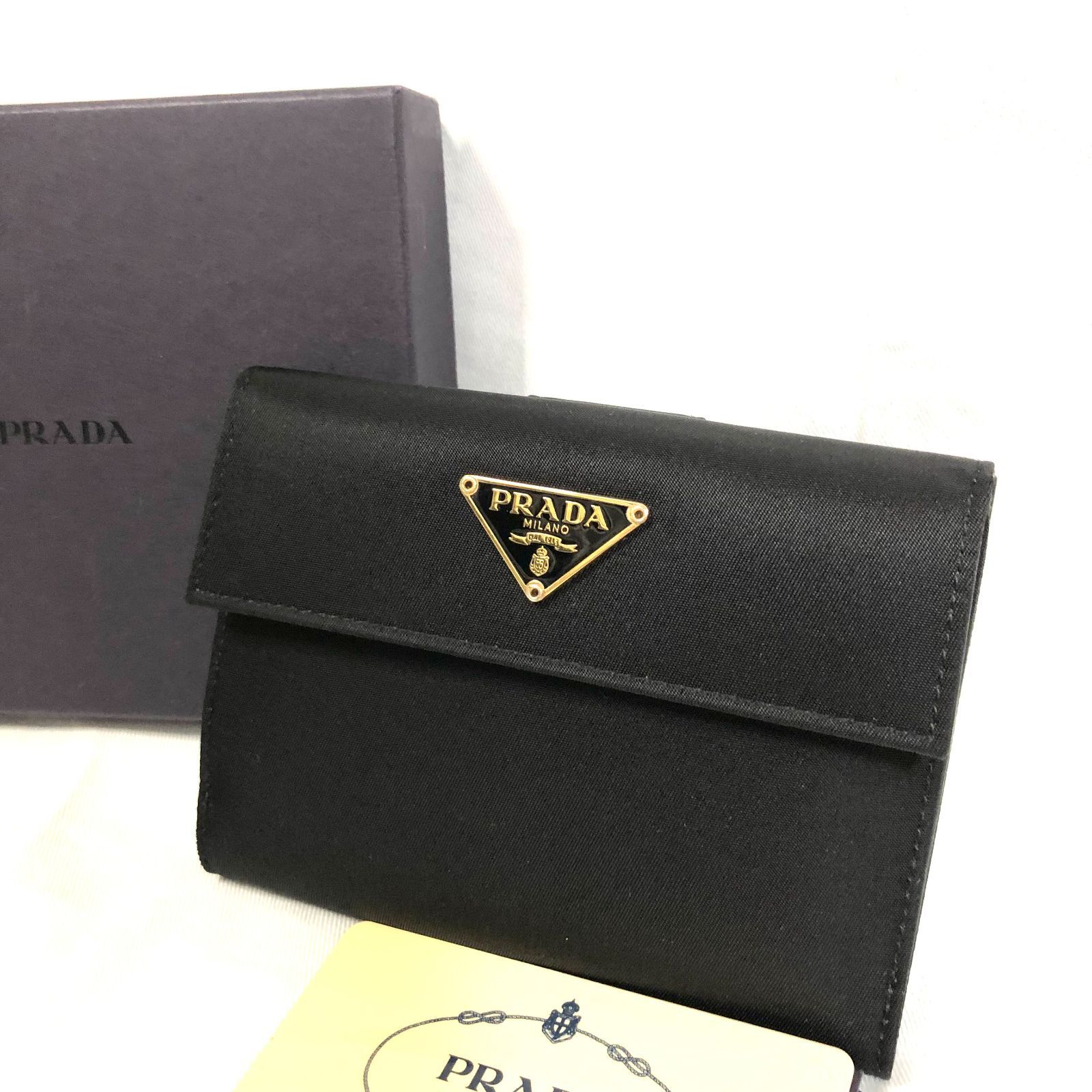 ⭐超美品⭐ＰＲＡＤＡ プラダ テスート ナイロン コンパクト財布