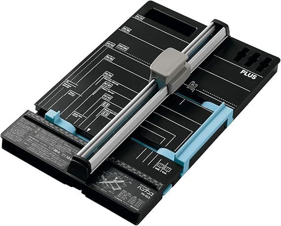 【在庫処分】プラス 裁断機 ペーパーカッター ハンブンコ A4 20枚裁断 PK-813 26-477