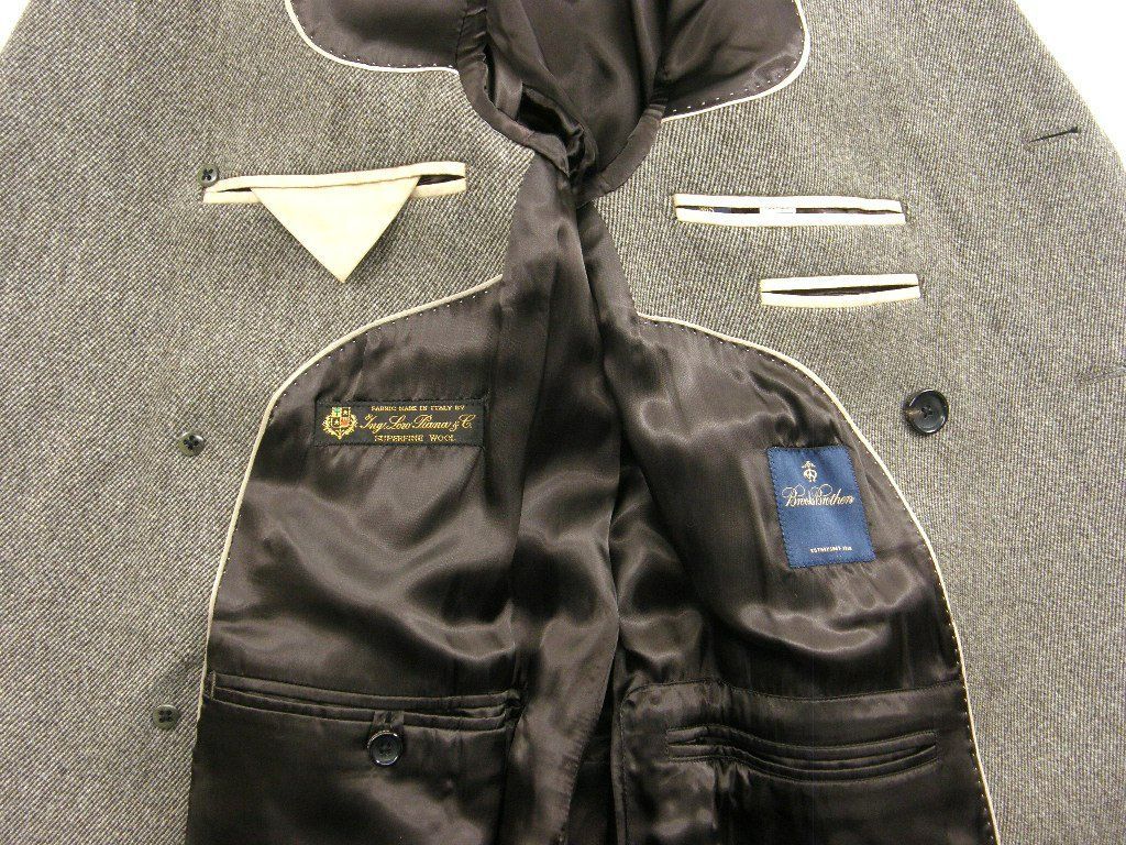 【美品】ブルックスブラザーズ　チェスターコート ロロピアーナ イタリア製 Brooks Brothers 
