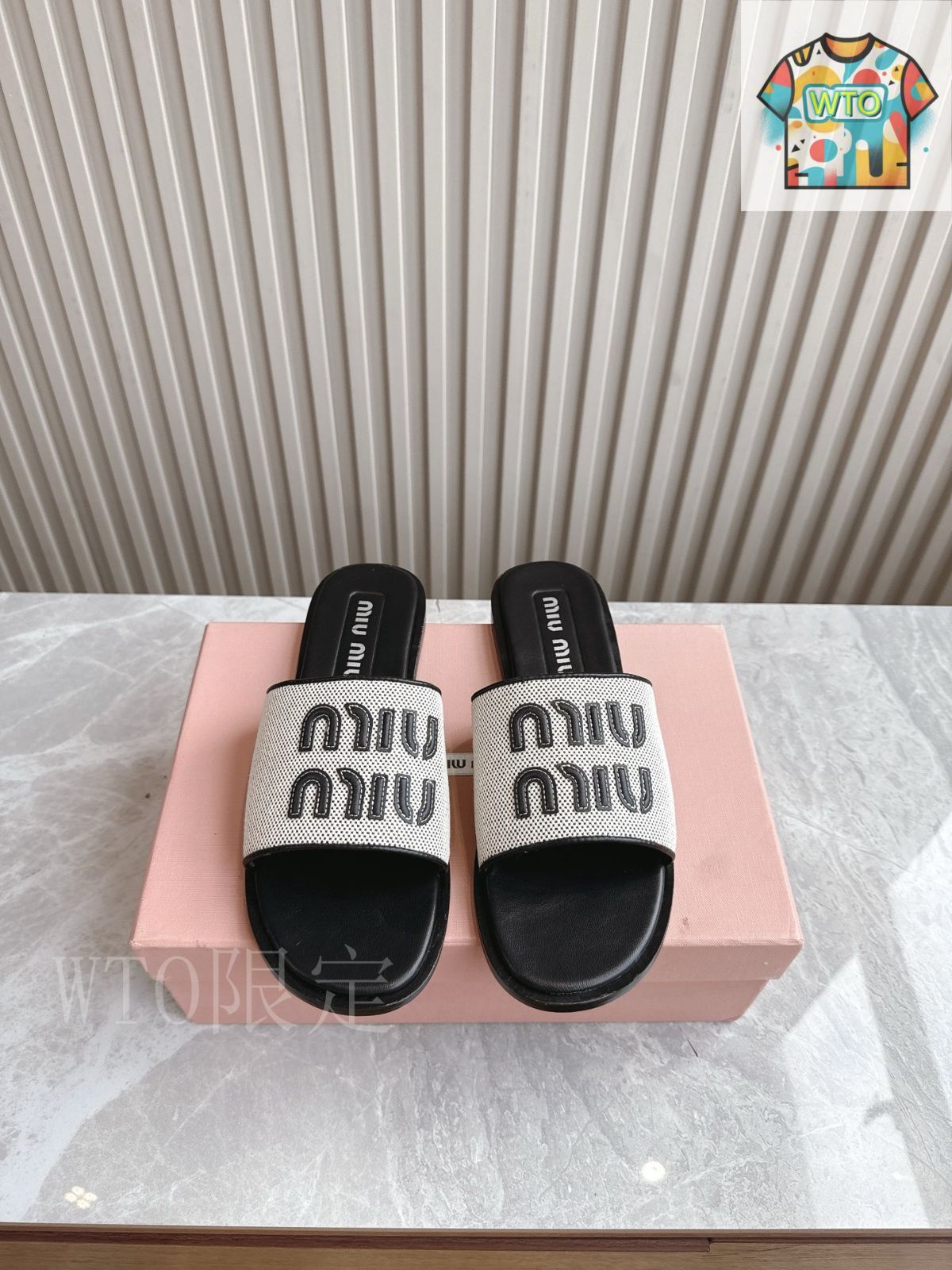 その他 miu Miu Miu ミュウミュウ 小羊皮 サンダル / スリッパ02-WO78