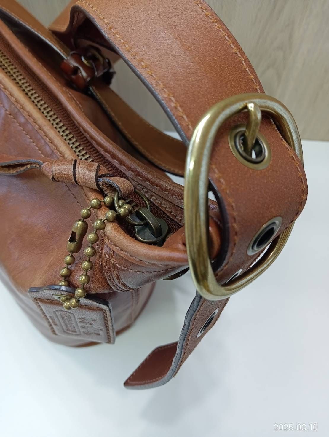 中古品】 COACHコーチ オールドコーチ バケツ型 ショルダー