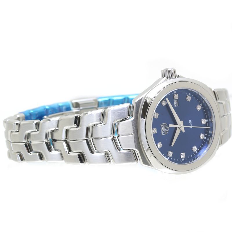 中古 タグ ホイヤー TAG HEUER ブルー /ダイヤモンド