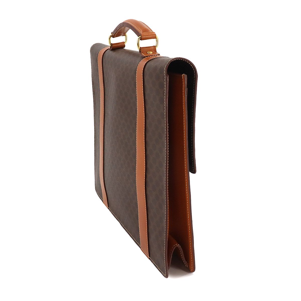 新品同様 セリーヌ CELINE マカダム柄 ビジネス バッグ ブリーフケース