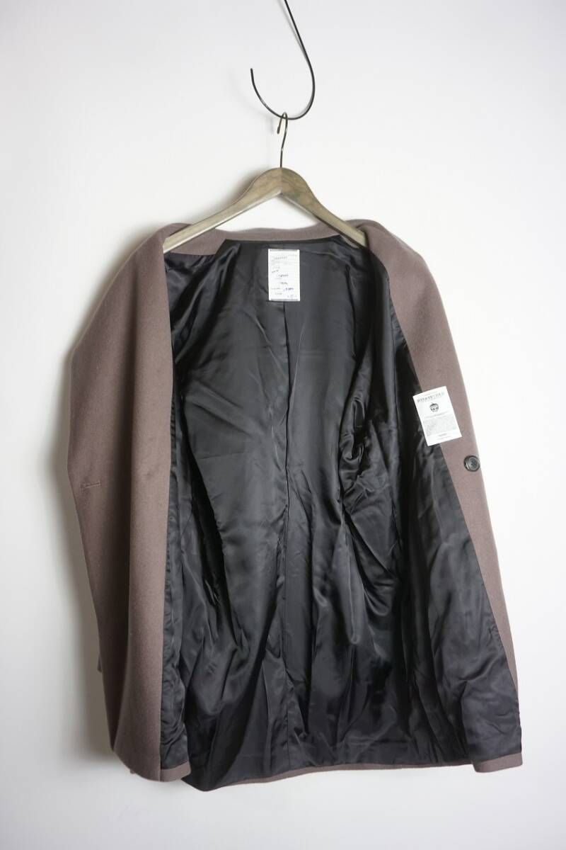 ジャケット・アウター SHAREEF WOOL MELTON MIDDLE COAT 美品 21AW SHAREEF シャリーフ WOOL MELTON MIDDLE COAT ウール