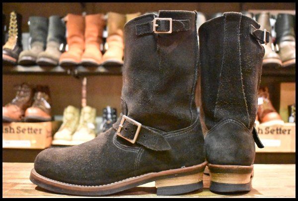 ★最終特価‼︎★新品RED WING 8274 エンジニアブーツ 10 D 10D 良品 10年】レッドウィング 8274 黒スエード エンジニア ブラック