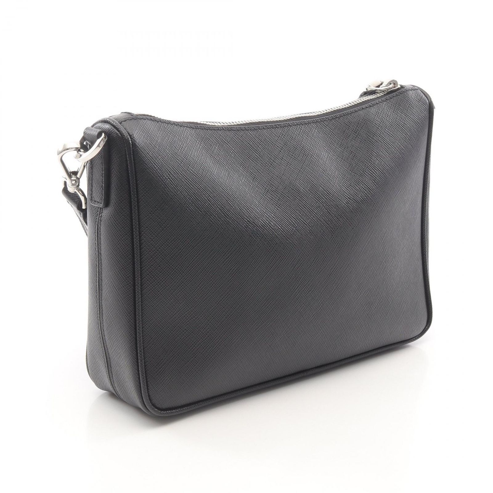 プラダ PRADA ショルダーバッグ SAFFIANO TRAVEL 2VH1139Z2F0002 ブラック レザー ショルダーバッグ ユニセックス