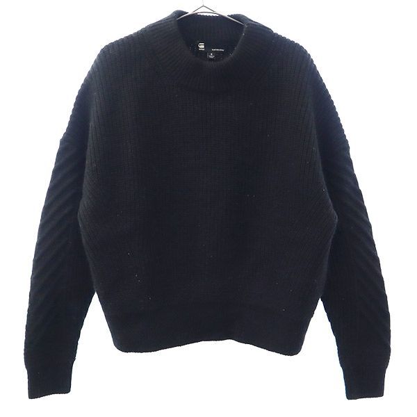 ジースターロウ ニット S ブラック G-STAR RAW 長袖 セーター メンズ 【中古】  【230205】