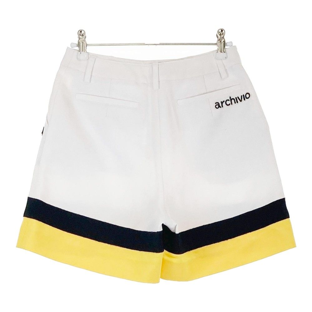 【新品タグ付き】archivio アルチビオ ショートパンツ　36 アルチビオ AR 透けにくいセンターラインショートパンツ