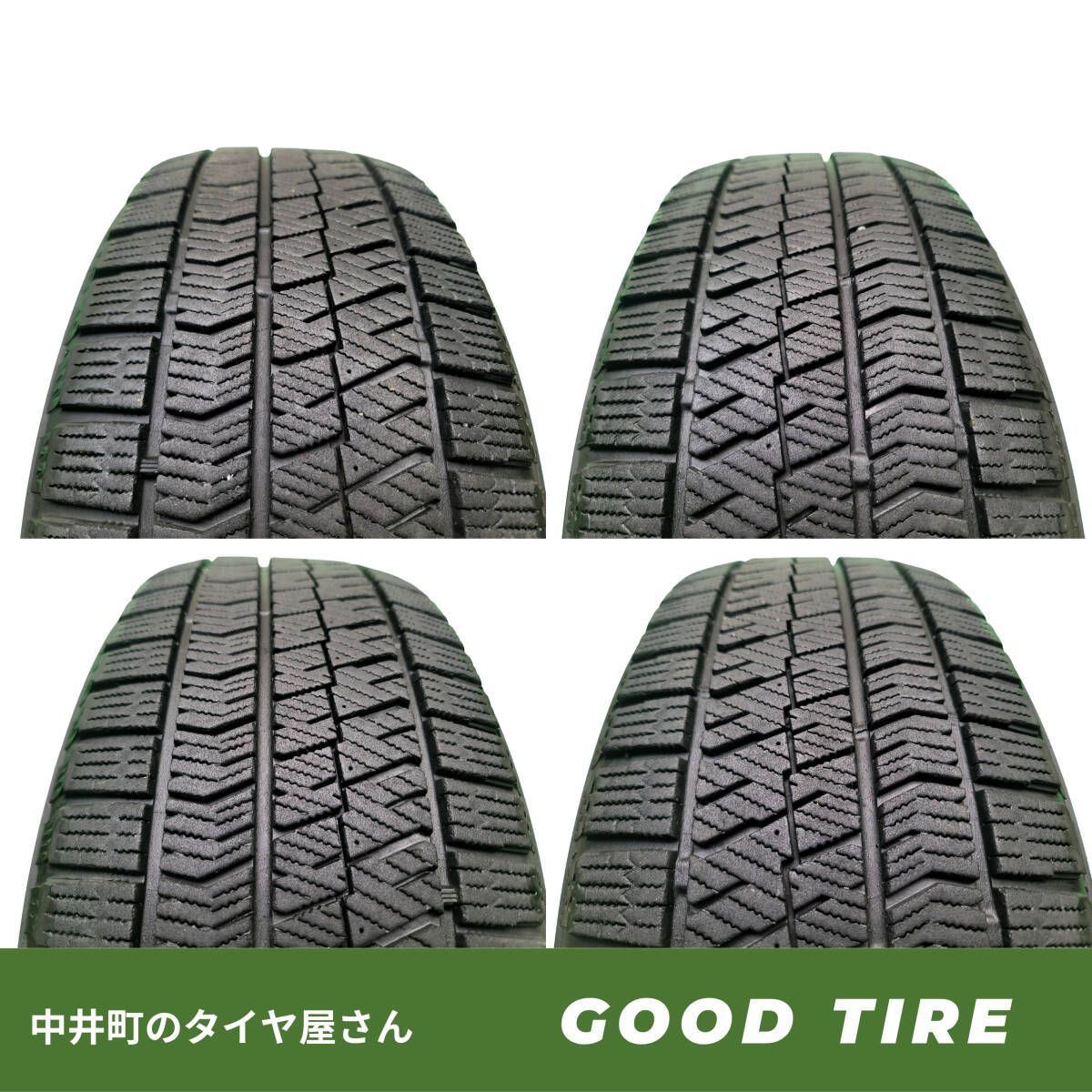 215 60R16 ブリヂストン BLIZZAK VRX2 2020年製 冬用 4本 7.5分山 タイヤ タイヤ オデッセイ エスティマ クラウン 6977