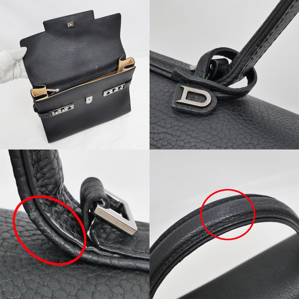 名東】【DELVAUX】デルヴォー タンペートGM ブラック ハンド