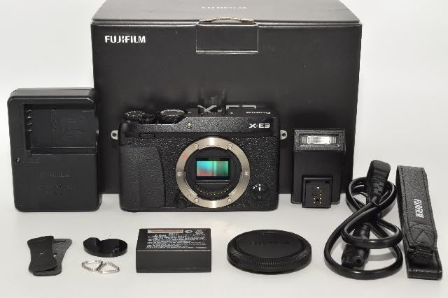 新品級！ 富士フイルム FUJIFILM ミラーレス一眼カメラ X-E3ブラック X-E3-B ＃7126 - メルカリ