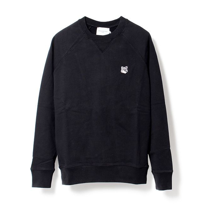 【新品未使用】 MAISON KITSUNE メゾンキツネ スウェット トレーナー GREY FOX HEAD PATCH CLASSIC SWEATSHIRT メンズ GM00333KM0002