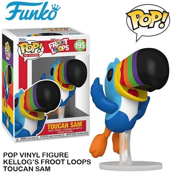 POP! AD ICONS VINYL FIGURE Kellogg's FROOT LOOPS TOUCAN SAM FUNKO