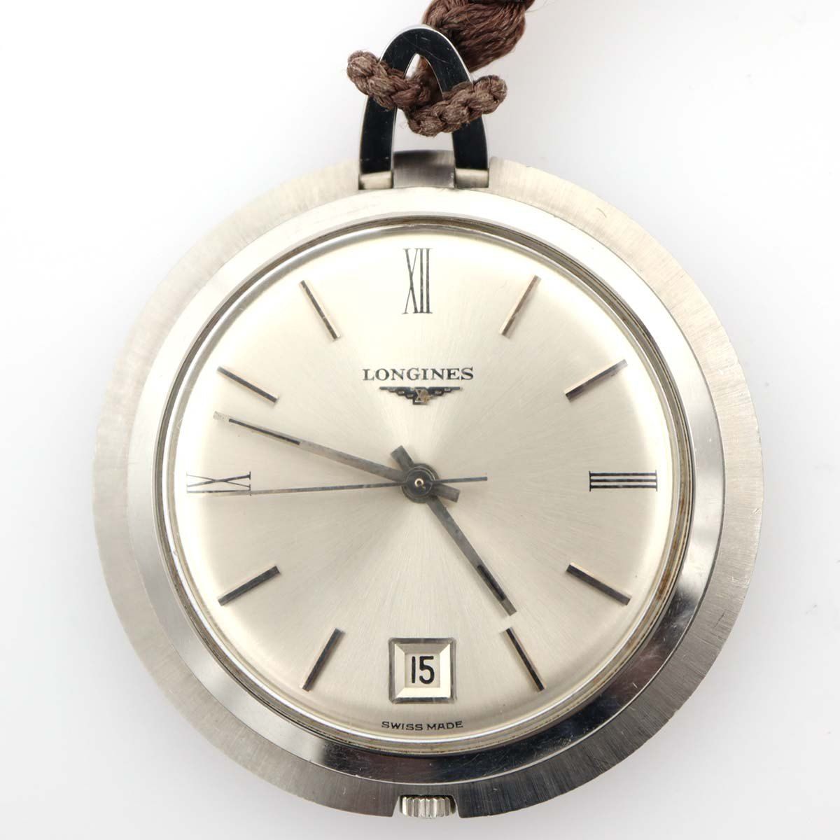 稼働 懐中時計 LONGINES ロンジン 手巻き ポケットウォッチ 