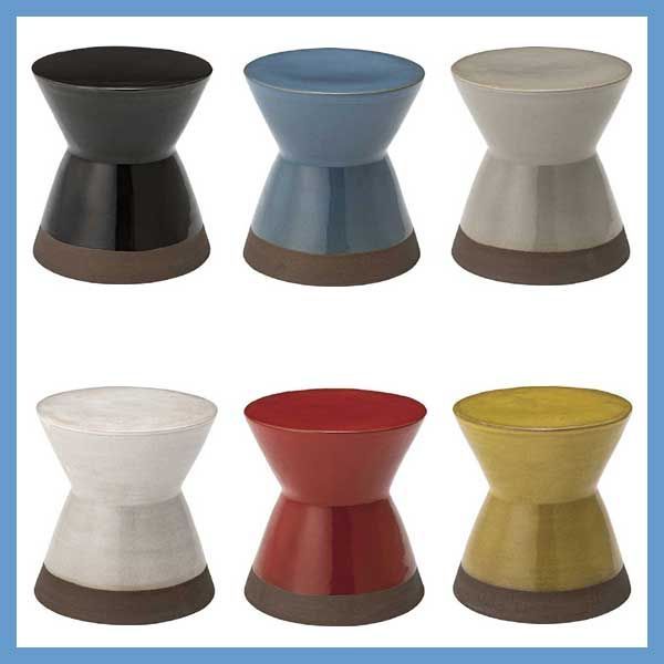 陶器製マルチカラースツール ミニ