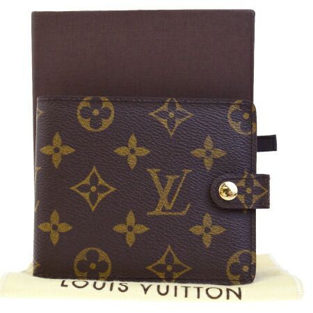 【中古】 レア 超美品 ルイヴィトン LOUIS VUITTON カルネノート 手帳カバー アジェンダ モノグラム レザー M60110 09EC612