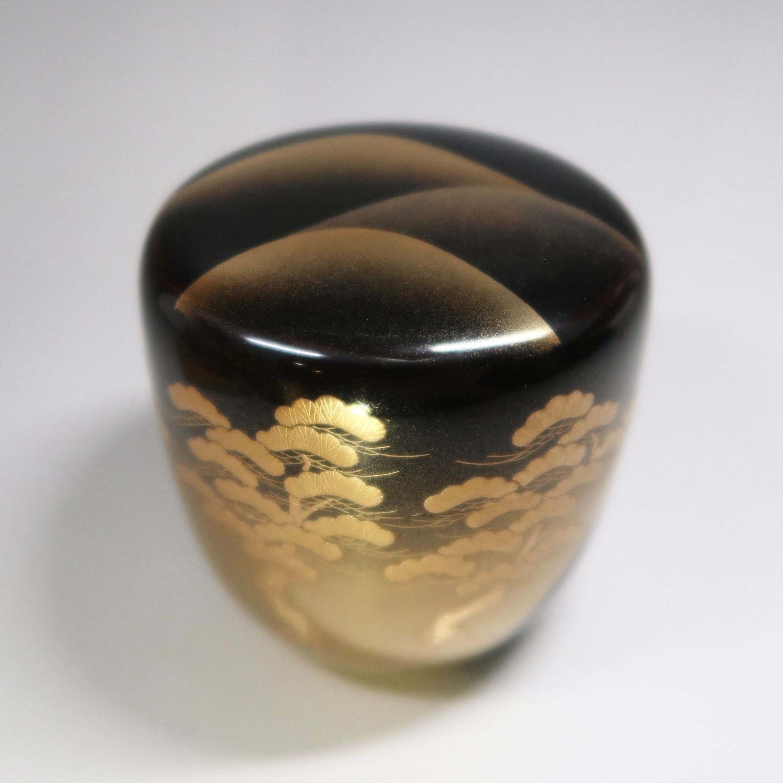 【SALE】茶道具/棗　茶入　北浜風月 和紙貼　『遠山蒔絵』共箱 茶道具　茶の湯 茶道具】川瀬表完作 遠山蒔絵大棗 尋牛斎宗匠箱書付 - メルカリ