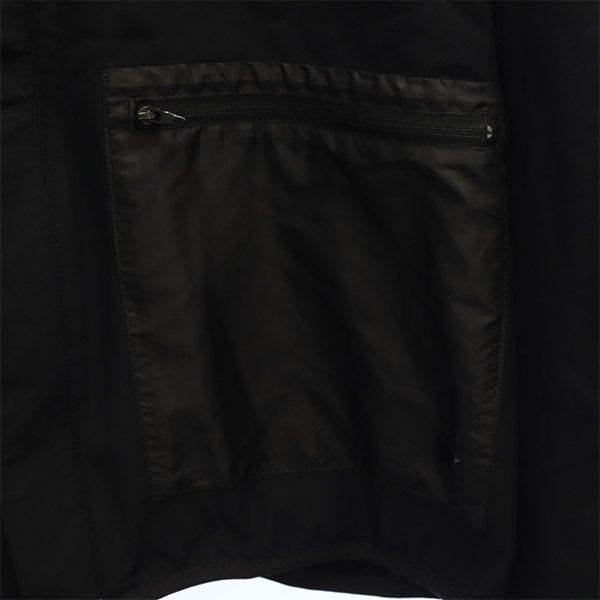 コンバース トウキョウ ワンポイントプリント ノーカラー ナイロンジャケット 3 ブラック Converse TOKYO メンズ   【230124】