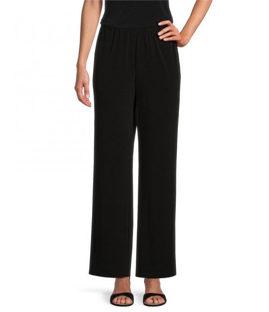 【送料無料】 アイシーコレクション レディース カジュアルパンツ ボトムス High Rise Wide Leg Pants Black