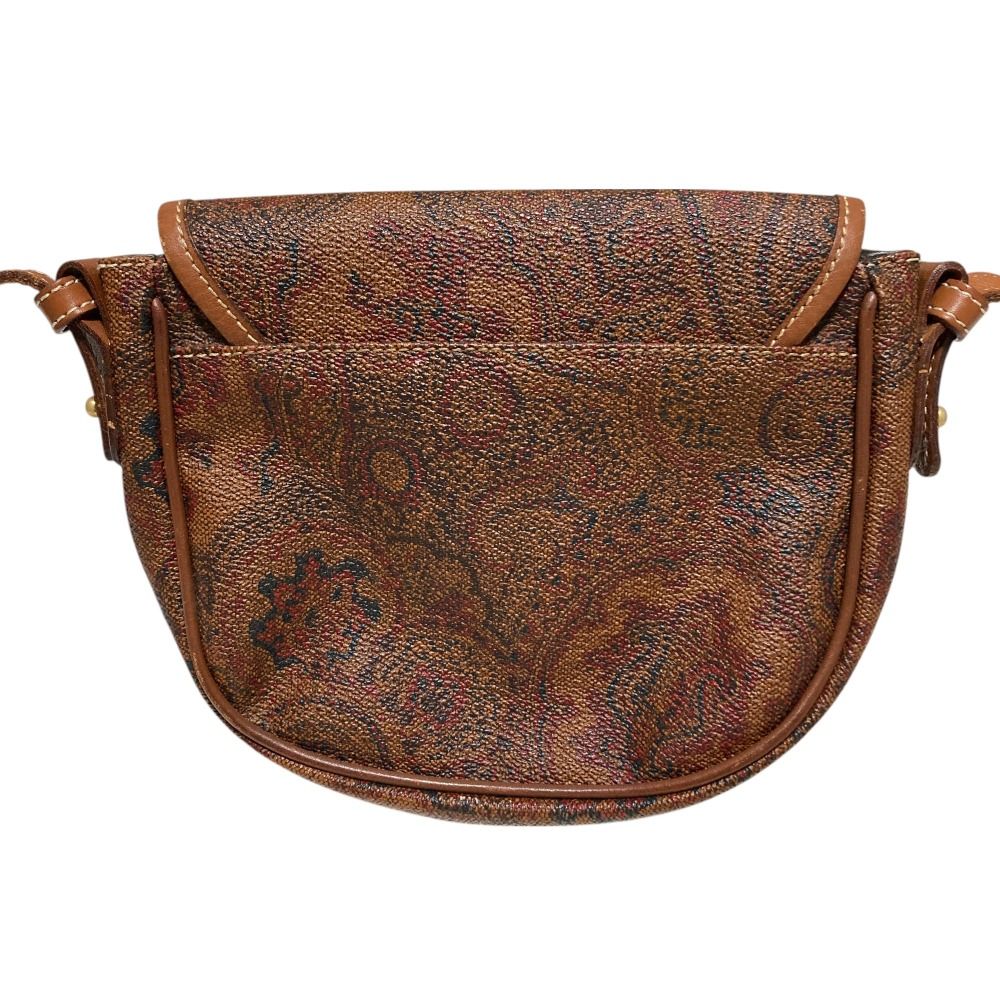良品 Mila Schon ミラショーン ペイズリー柄 タッセル フラップ 良品 Mila Schon ミラショーン ペイズリー柄 タッセル フラップ