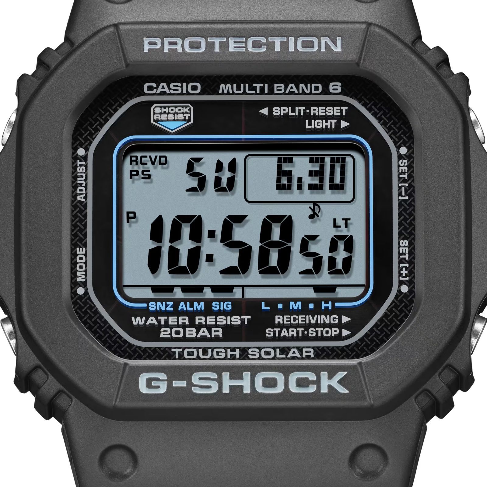 【即納】国内正規品 CASIO カシオ G-SHOCK Gショック タフソーラー 世界6局電波受信 マルチバンド6 GW-M5610U-1CJF ブラック 腕時計 メンズ